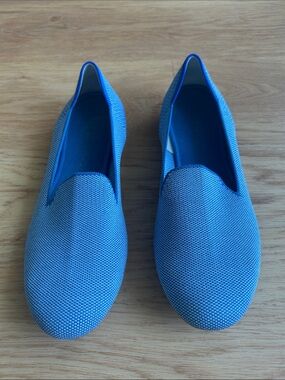 Rothy's Sky Blue Knit Flats